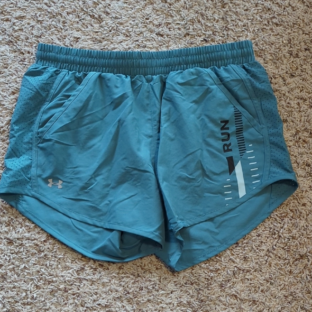 Under Armour Women's Blue Running Shorts